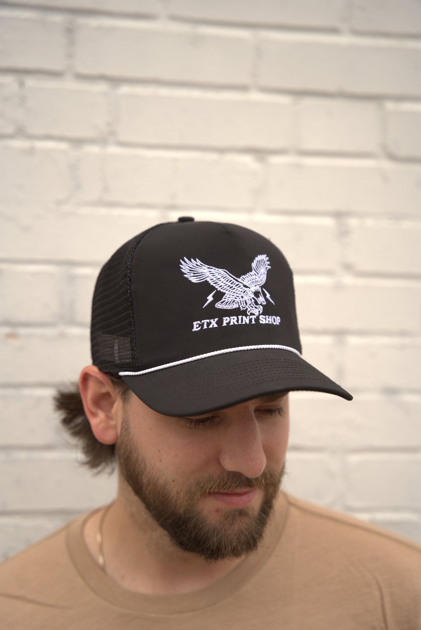 ETPS Eagle - Black/White Hat