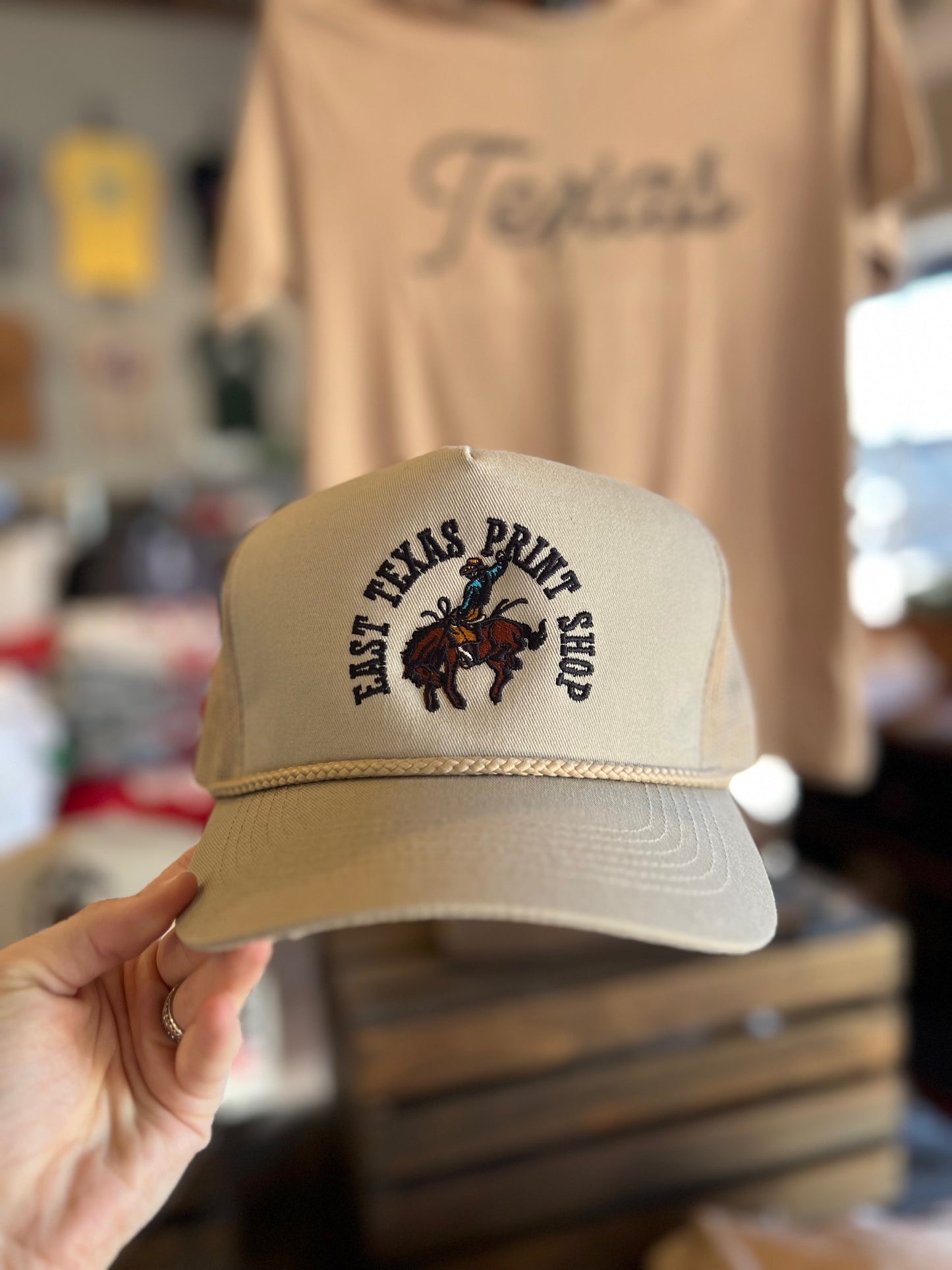 East Texas Print Shop Cowboy