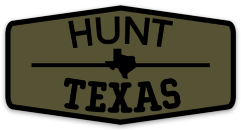 Hunt Texas Sticker