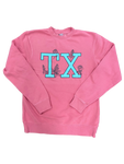 TX with Flowers - Sweatshirt