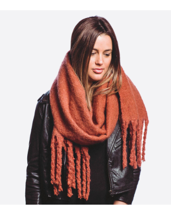 Scarf with Fringes