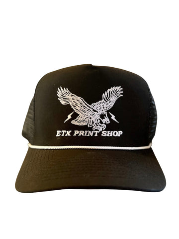 ETPS Eagle - Black/White Hat