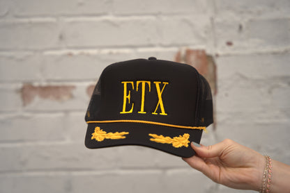 ETX Black/Gold Oak Leaves