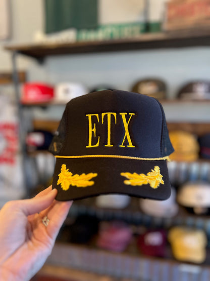 ETX Black/Gold Oak Leaves