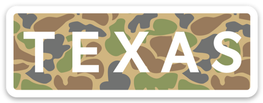 TEXAS Camo Sticker