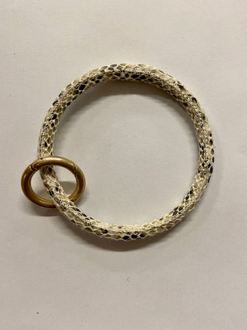 Small Snakeskin 'O' Ring