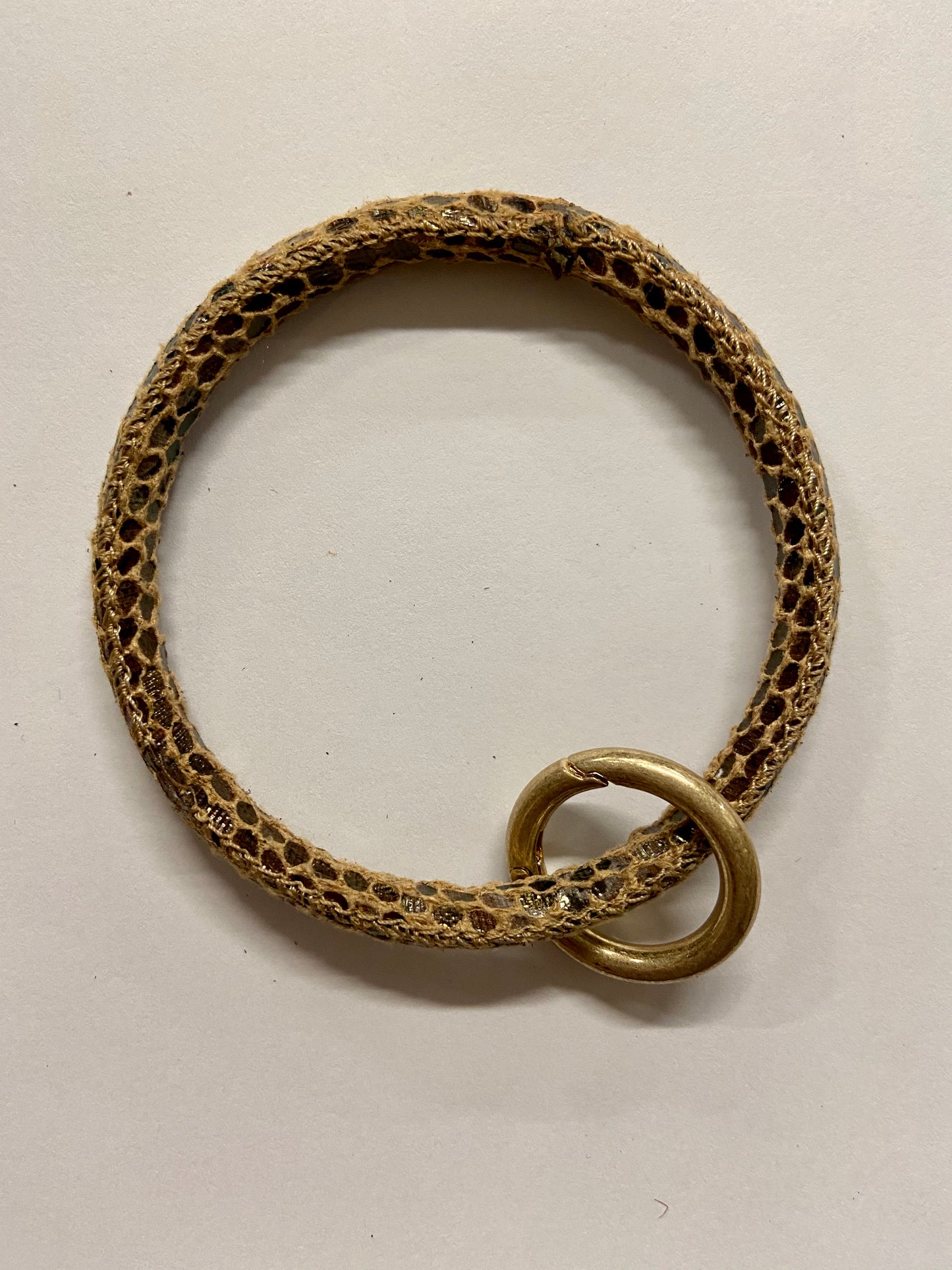 Small Snakeskin 'O' Ring