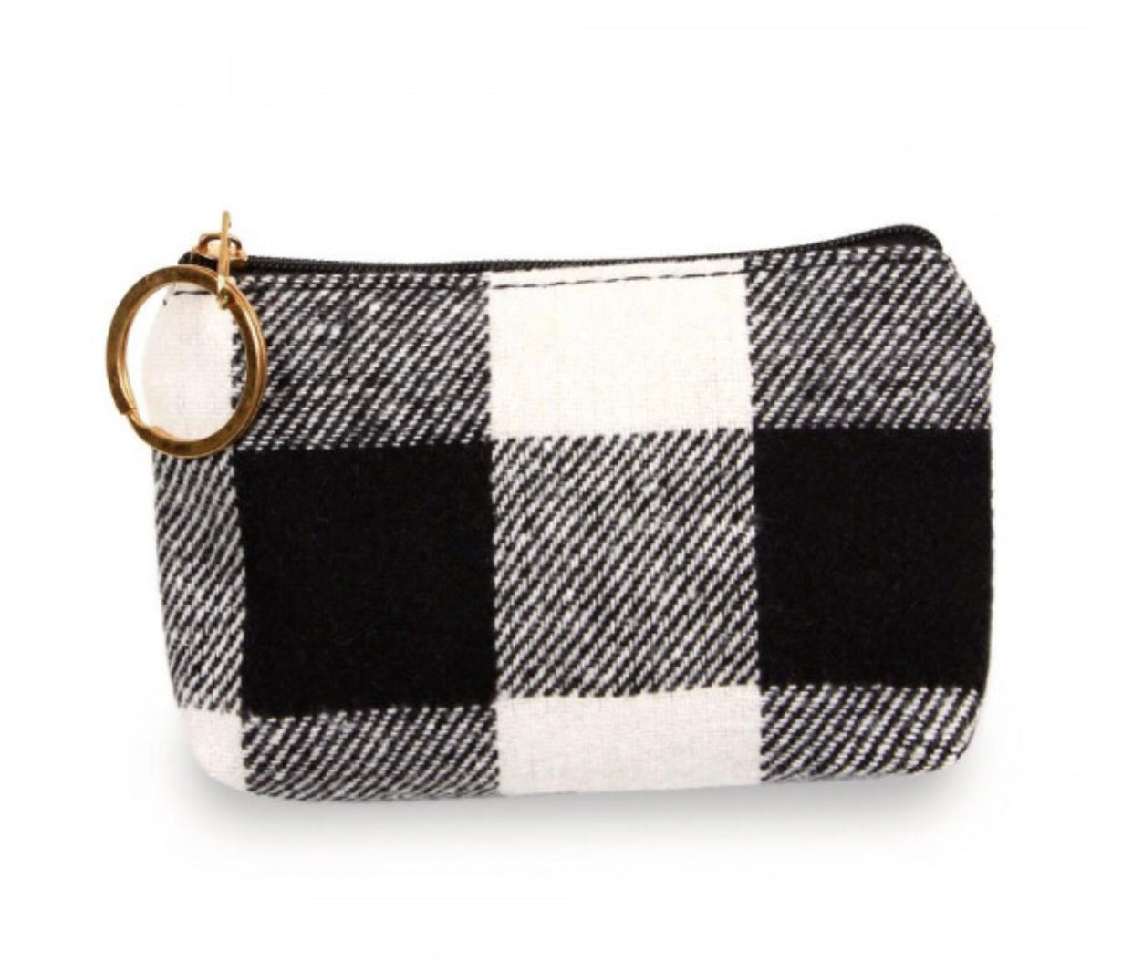 Plaid Coin Purse/Keychain