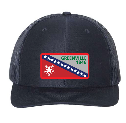 Greenville Flag Patch Hat - Navy