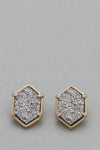 Large Hematite Crystallized Studs