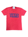 TEXAS Red/Blue Tee