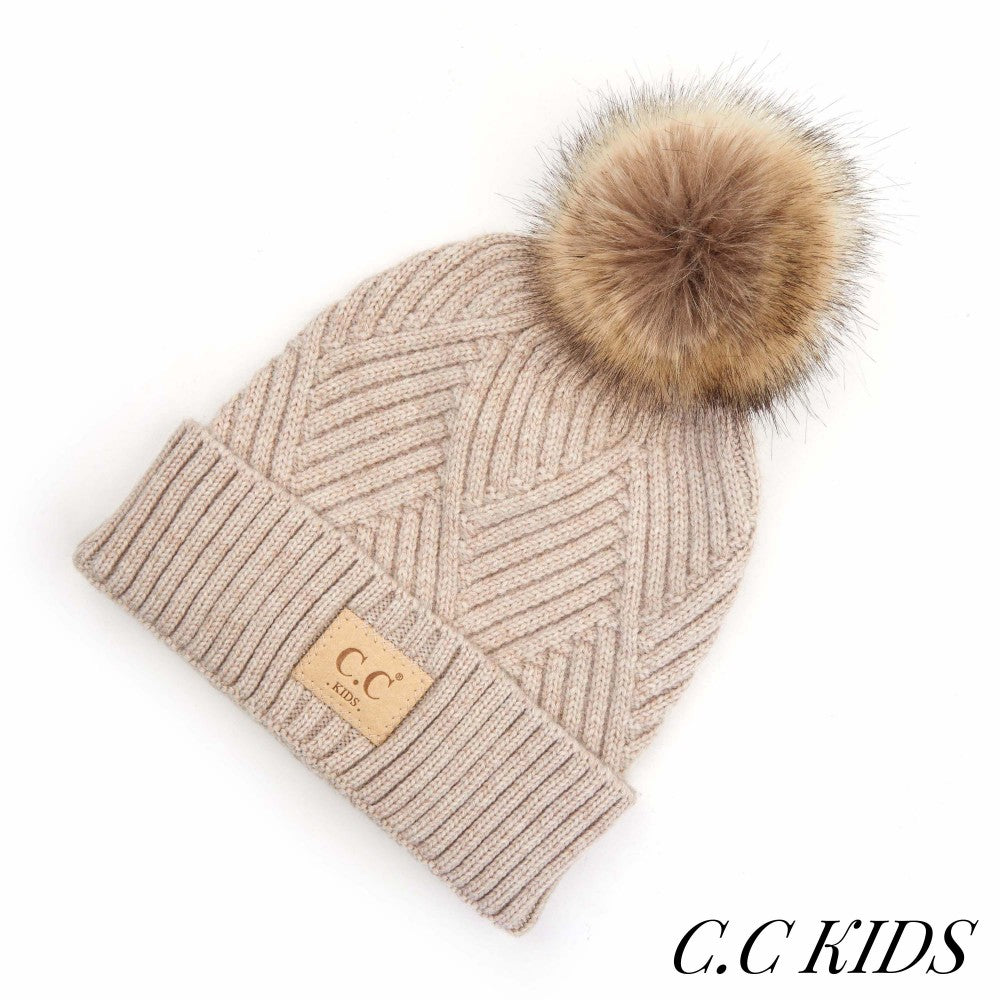 Kids C.C. Beige Mix Beanie