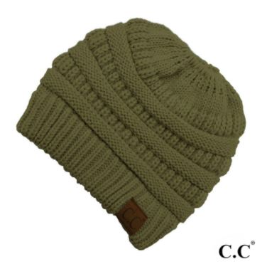 Messy Bun Beanie (more colors available)