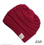 Kids CC Beanie Messy Bun(more colors available)