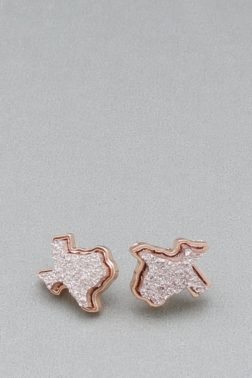 Texas Studs Rose Gold